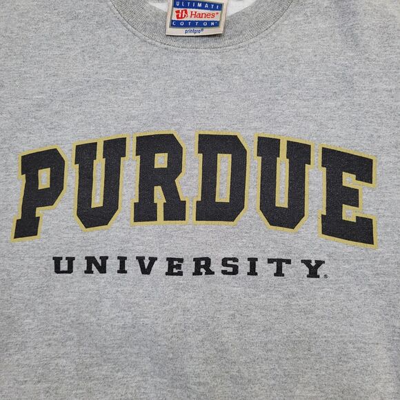 Vintage Purdue University Sweatshirt Womens Large 21x25 Gray - Picture 9 of 12